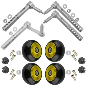 Deck Wheels w/ Arms for John Deere X465 X475 X485 X495 X575 X585 X595 48" 54 62" - Picture 1 of 7