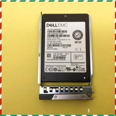 Dell EMC K74WN 0K74WN 960GB SAS 12Gbps Read Intensive 2.5'' SSD Gen14 15 16 Tr - Image 1 of 3