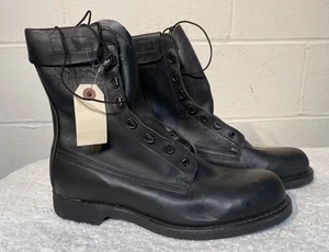 Botas de combate militares de cuero Addison Shoe Co. de colección 1999 nuevas para hombre talla 11 EE - Imagen 1 de 12