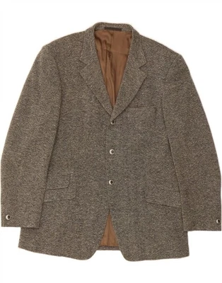 VERSACE CLASSIC Mens 3 Button Blazer Jacket IT 52 XL Grey Flecked Classic DM68 - Image 1 of 4