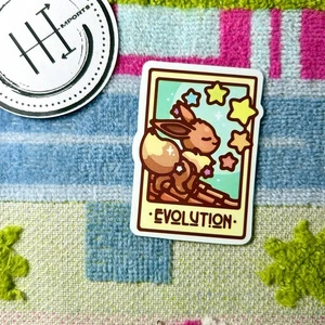 Pokemon Waterproof Vinyl Sticker | Tarotkarte Themen Pokémon Evolution Eevee - Bild 1 von 1