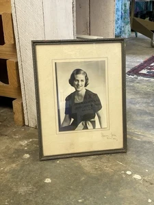 Spencer Shier Signed Portrait 1940 Melbourne Vintage Framed Photograph - Bild 1 von 10