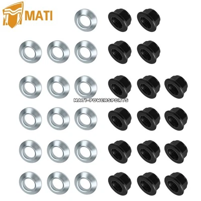 川崎骡子 550 600 610 SX 1997 - 2016 92210 - 1204 车轮螺母垫圈 — 第 1/4 张图片