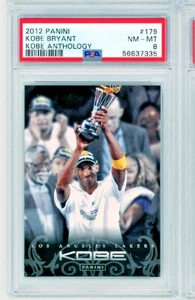 2012 Panini Kobe Anthology Kobe Bryant # 179 PSA NM-MT 8 - Picture 1 of 2