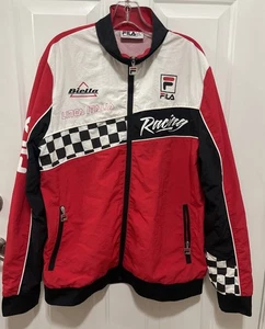 FILA Italia MOTO SPORT - Men’s RACING JACKET Xl. Black / Red Biella Linea - Picture 1 of 12