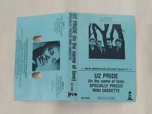 U2 UNFORGETTABLE FIRE Single Cassette Blue PRIDE in name of love ISC 1035 - 1985 - Picture 1 of 3