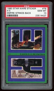 1980 Topps Star Wars Empire Strikes Back Sticker #76 H E PSA 10 - Picture 1 of 4