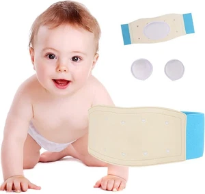 Paskyee Nabelhernie Gürtel Baby Bauchnabel Band Säugling 4 Stück Set, blau  - Bild 1 von 9