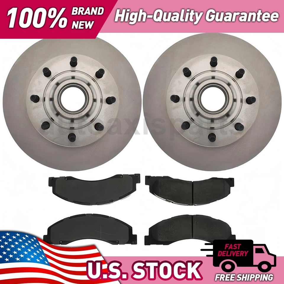 Kit de atualização de freio a disco peças centrais dianteiras para 2008-2014 Ford E-150 - Imagem 1 de 1