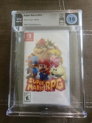 Super Mario RPG, First Print (Nintendo Switch) WATA A++ 10 Perfect Grade - Image 1 of 2