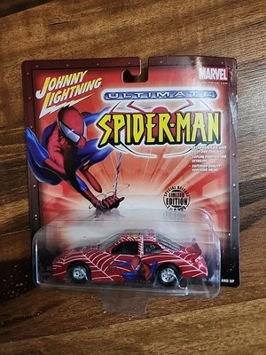 Johnny Lightning Ultimate Spider-Man '98 Pontiac Grand Prix 2002 coche de stock 1:43 Foto 1 de 3