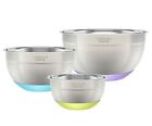 mixing bowl set cuisinart - Cuisinart 3-Piece Mixing Bowl Set with Non-Slip Base - Stainless Steel