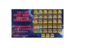 Call of Duty - MW3 - Zombies Schematics - All 36 Schematics - Packs - - Picture 1 of 1