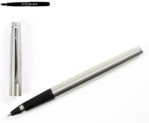 Vintage Rotring Tintenroller in Silber Stahl mit Chromverkleidung - Bild 1 von 5