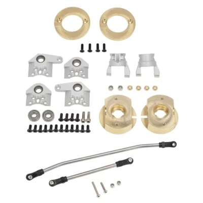 Brass Steering Knuckle Weight kit for 1/10 RC Axial Wraith RR10 90048 AR60 Axle - Image 1 of 4