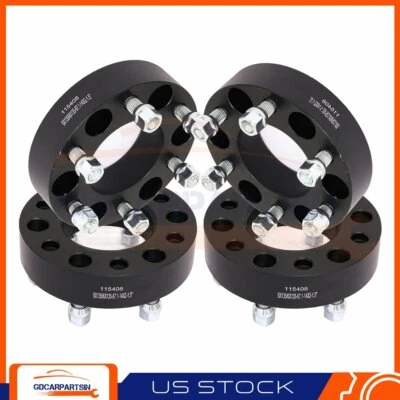 (4) 1.5" 6x135 Wheel Spacers 6 Lug 14x2 For 2004-2014 Ford F150 F-150 Expedition - Image 1 of 4