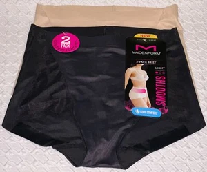 Pack de 2 calzoncillos cortos ligeros Lt Control para niño MAIDENFORM para mujer talla S 2XL - Imagen 1 de 11