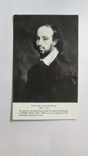 Vintage 1930 William Shakespeare Postcard Around X3.3