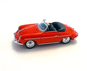 Porsche 356 B Cabriolet, Red, WELLY, 1:87 - Picture 1 of 1