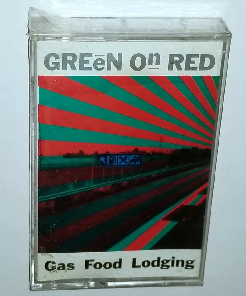 GREEN ON RED SEALED GAS FOOD LODGING ALTERNATIVE ENIGMA RECORDS 1985 ROCK ALBUM - Image 1 of 4