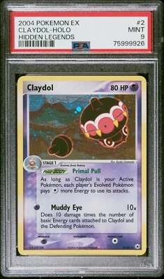 2004 Pokemon EX Hidden Legends Claydol holo 2/101 PSA 9 Mint 75999926 - Image 1 of 2