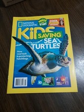 NATIONAL GEOGRAPHIC KIDS MAGAZINE - JULY 2023 - SAVING SEA TURTLES