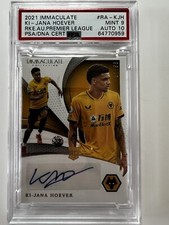 2021 Immaculate Soccer Ki-Jana Hoever Rookie Card Auto PSA Mint