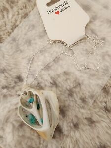 Shell Resin Turquoise Handcrafted Beach Necklace