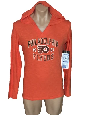 MEN'S 47 BRAND PHILADELPHIA FLYERS HOODED SHIRT-SIZE: LARGE JDL - Image 1 of 4