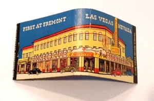 Rare 1940's PIONEER CLUB Casino Las Vegas NV FULL UNSTRUCK MATCHBOOK 20/20 - Picture 1 of 4