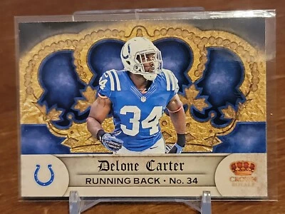 2012 Crown Royale Retail Uncut Crown Delone Carter #32 - Image 1 of 2