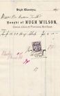 Hugh Wilson High Blantyre 1895 Grocer Grain & Prov Merchant Stamp Receipt  40799
