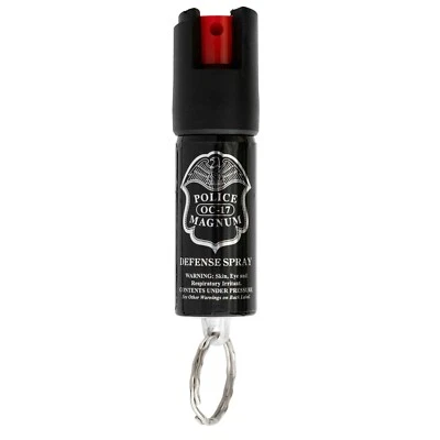 Police Magnum spray pimienta .50oz llavero defensa seguridad protección Foto 1 de 4