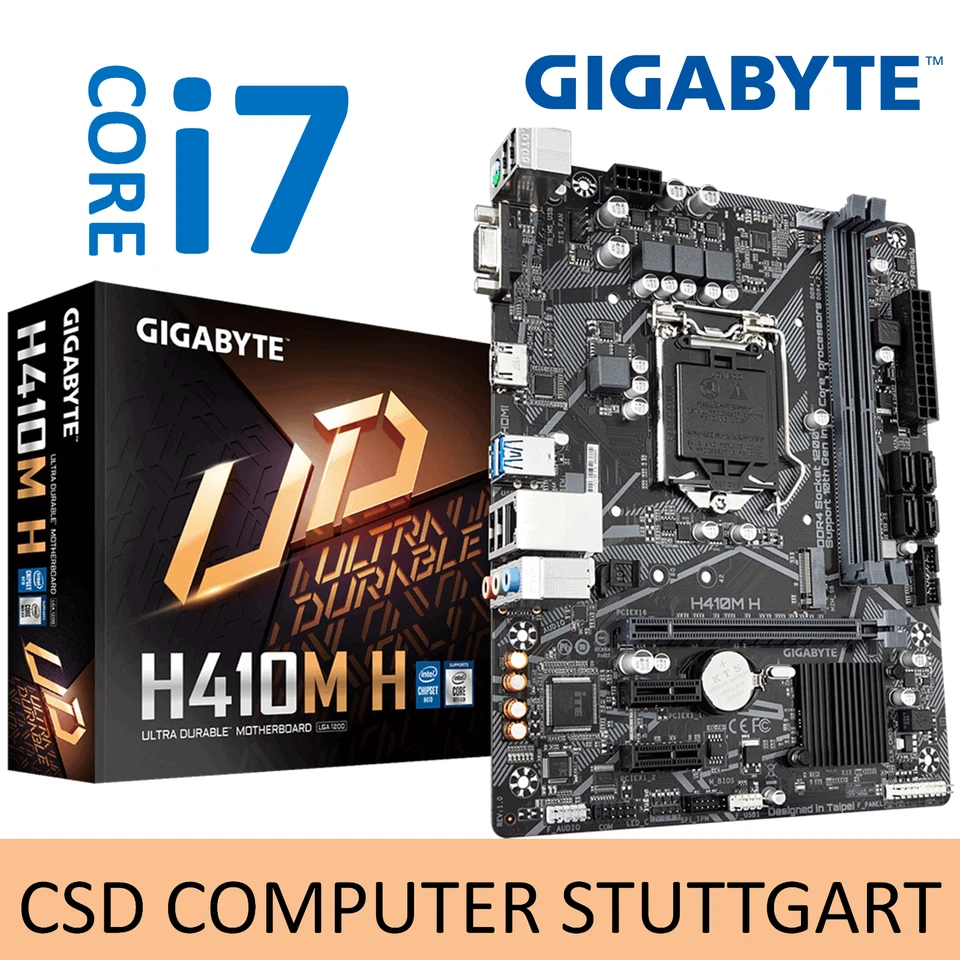 AUFRÜST KIT BUNDLE INTEL CORE i7 10700 COMET LAKE ACHTKER 8x4,8GHz 16GB MONTIERT - Bild 1 von 1