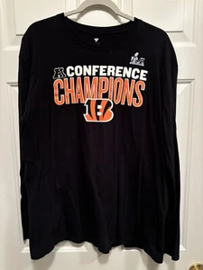 NFL Cincinnati Bengals AFC Champions Long Sleeve T-Shirt - Picture 1 of 4