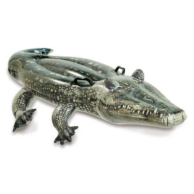 Intex Reittier Alligator aufblasbares Schwimmtier Krokodil Pool Luftmatratze