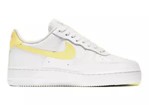 nike Air Force  1 yellow swooshes uk size 5 EU 38.5 Unisex Trainers  315115-160 - Picture 1 of 11