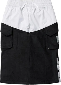 Nike Girl's NSW Fleece Skirt (Little Kids/Big Kids) Black/White/White - Picture 1 of 7