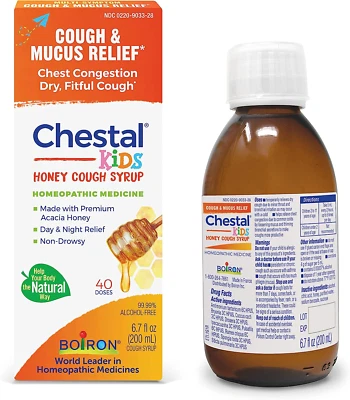 Boiron Chestal Honey Children Cough Syrup for Nasal Chest Congestion, Runny Nose - Image 1 of 4