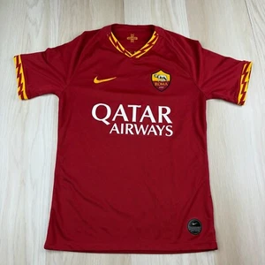 Maglia Nike Dri Fit Uomo Small Rossa Qatar Airways aj5559-613 Roma Calcio Calcio - Foto 1 di 13
