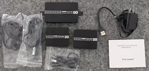 HDMI Splitter 1x2 Over CAT5E/CAT6 50m with IR POC - Picture 1 of 1