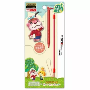 Stylus Leinensammlung für neuen Nintendo 3DSLL (Animal Crossing) Typ-A - Bild 1 von 2