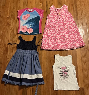 Lote de 4 piezas Camiseta de natación blanca sin mangas My Michelle Xhilaration Justice Dress para niñas Foto 1 de 4