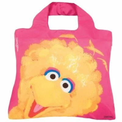 Bolso de Compras Reutilizable Envirosax Plaza Sésamo Niños, Big Bird Rosa Foto 1 de 4