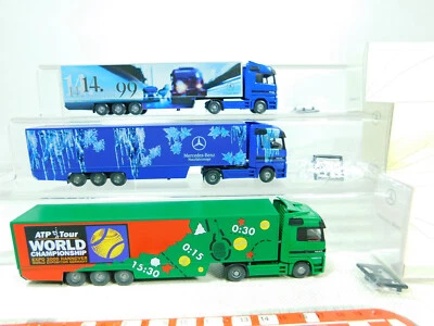 3x wiking H0 1:87 Autoarticolato MB: 600 Grand Prix + Atp ecc,Molto Buono + Box - Immagine 1 di 3