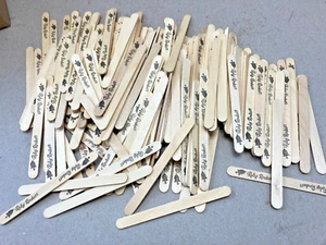 500 Pcs Mini Natural Wooden Food Grade Craft Sticks - Ice Cream Stick - Popsicle - Picture 1 of 4