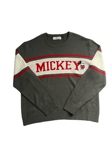 New w/ tag Disney Mickey Sweater Gray Men’s Size 2XL - Picture 1 of 5