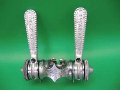 CAMPAGNOLO GRAN SPORT DOWNTUBE FRICTION SHIFTERS - 1970`S VERSION - REBUILT - Image 1 of 4