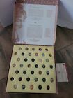Authentic Models Solitaire Marble Game With 38 Semi-Precious Gemstone Marbles