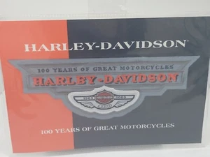 2002 100th HARLEY DAVIDSON ANNIVERSARY HALF TRIANGLE VEST JACKET PATCH 97980 - Picture 1 of 6